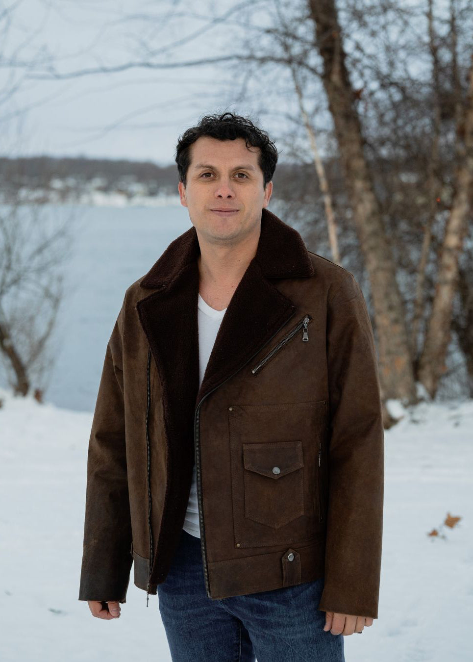 Highland Brown Shearling Jacket