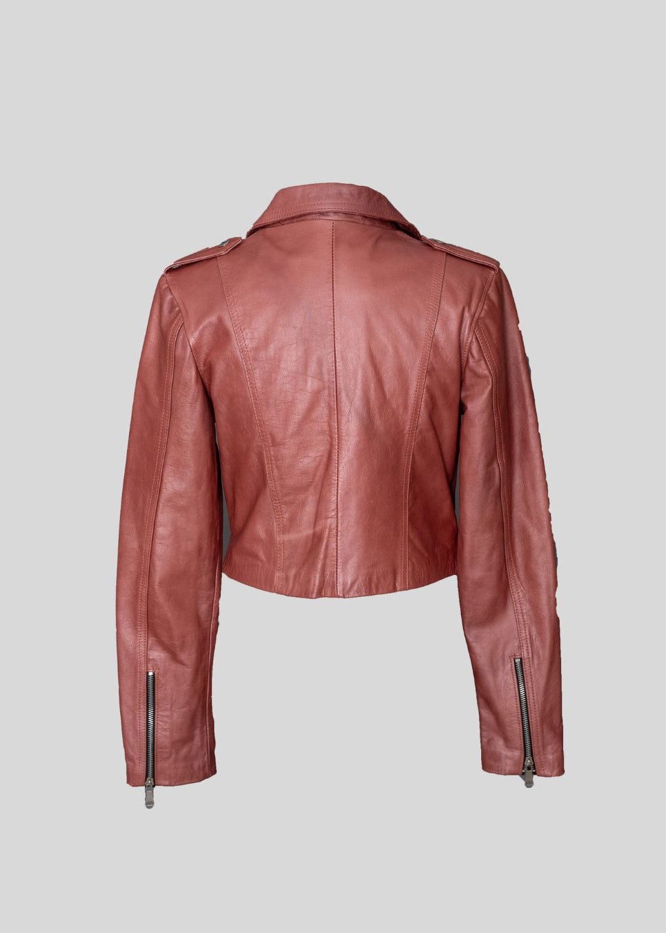 Pink Leather Jacket