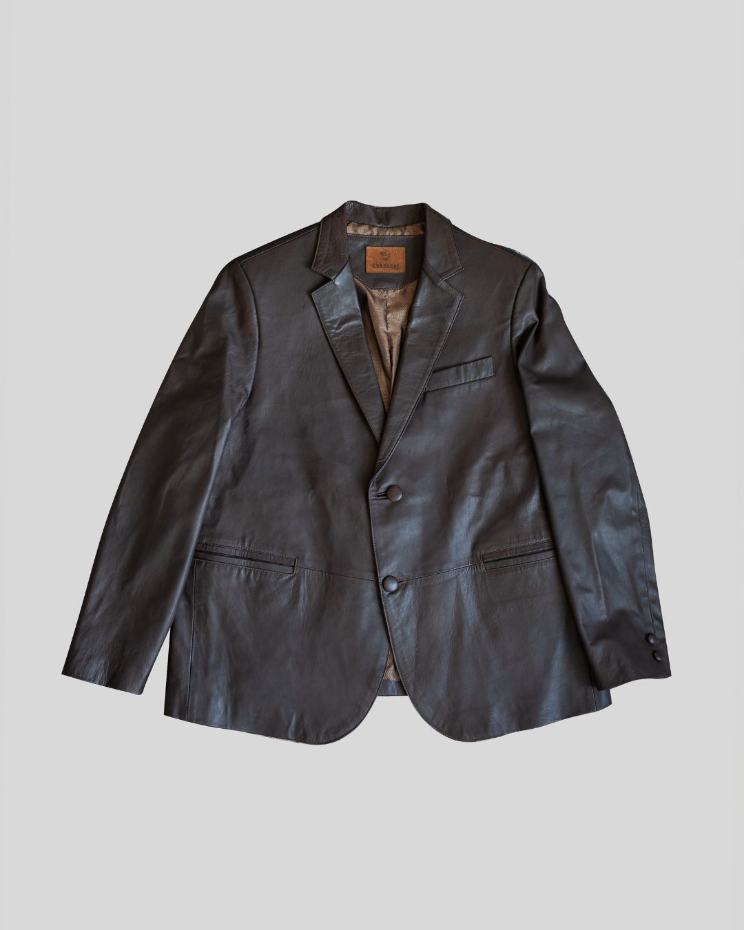 Business leather jacket