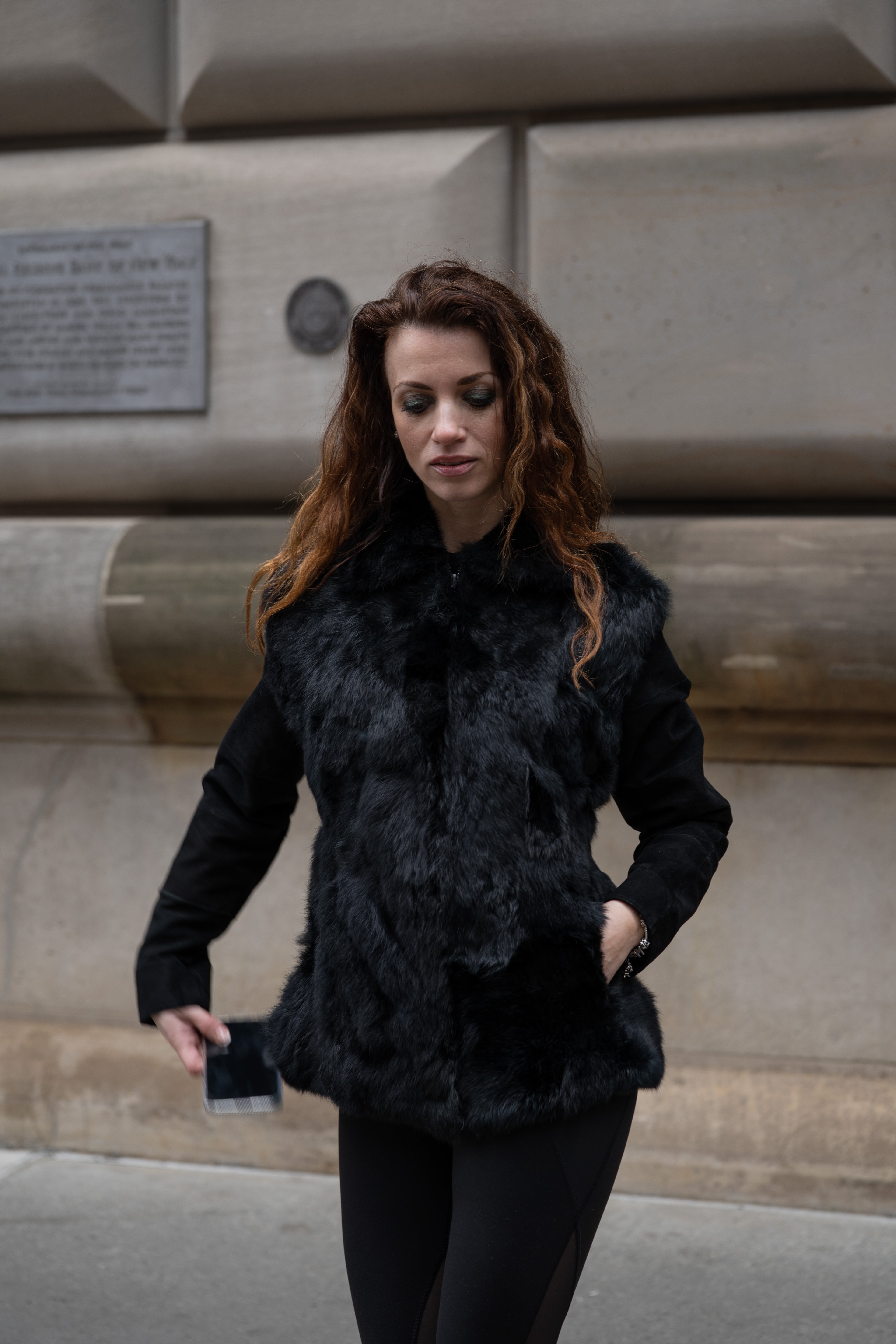 Rabbit Leather Jacket