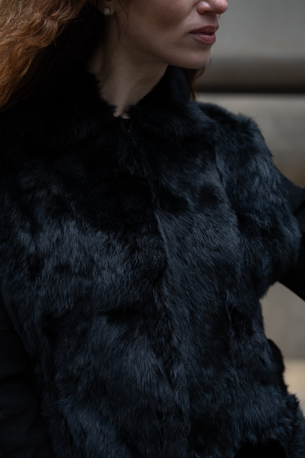 Rabbit Leather Jacket