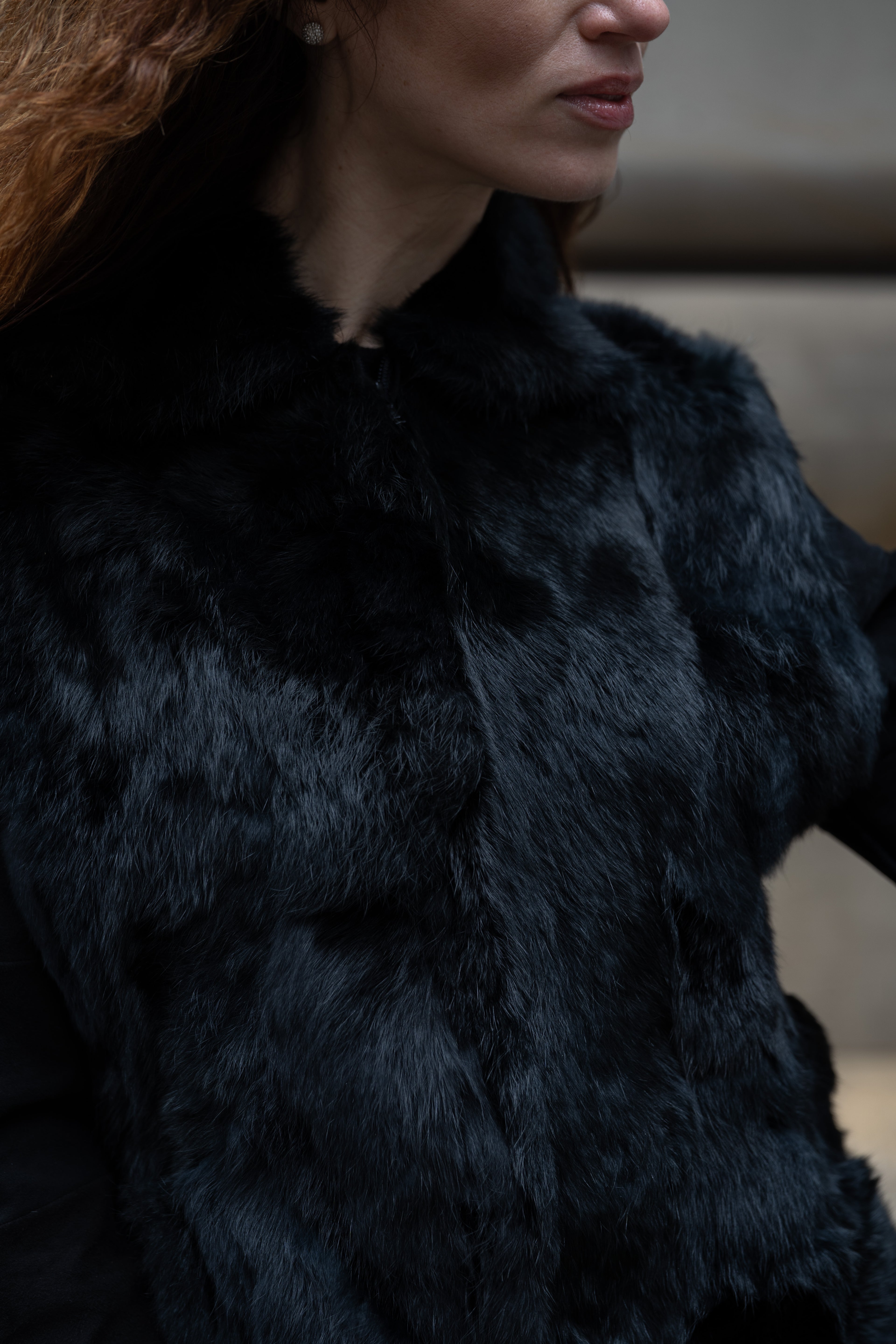 Rabbit Leather Jacket