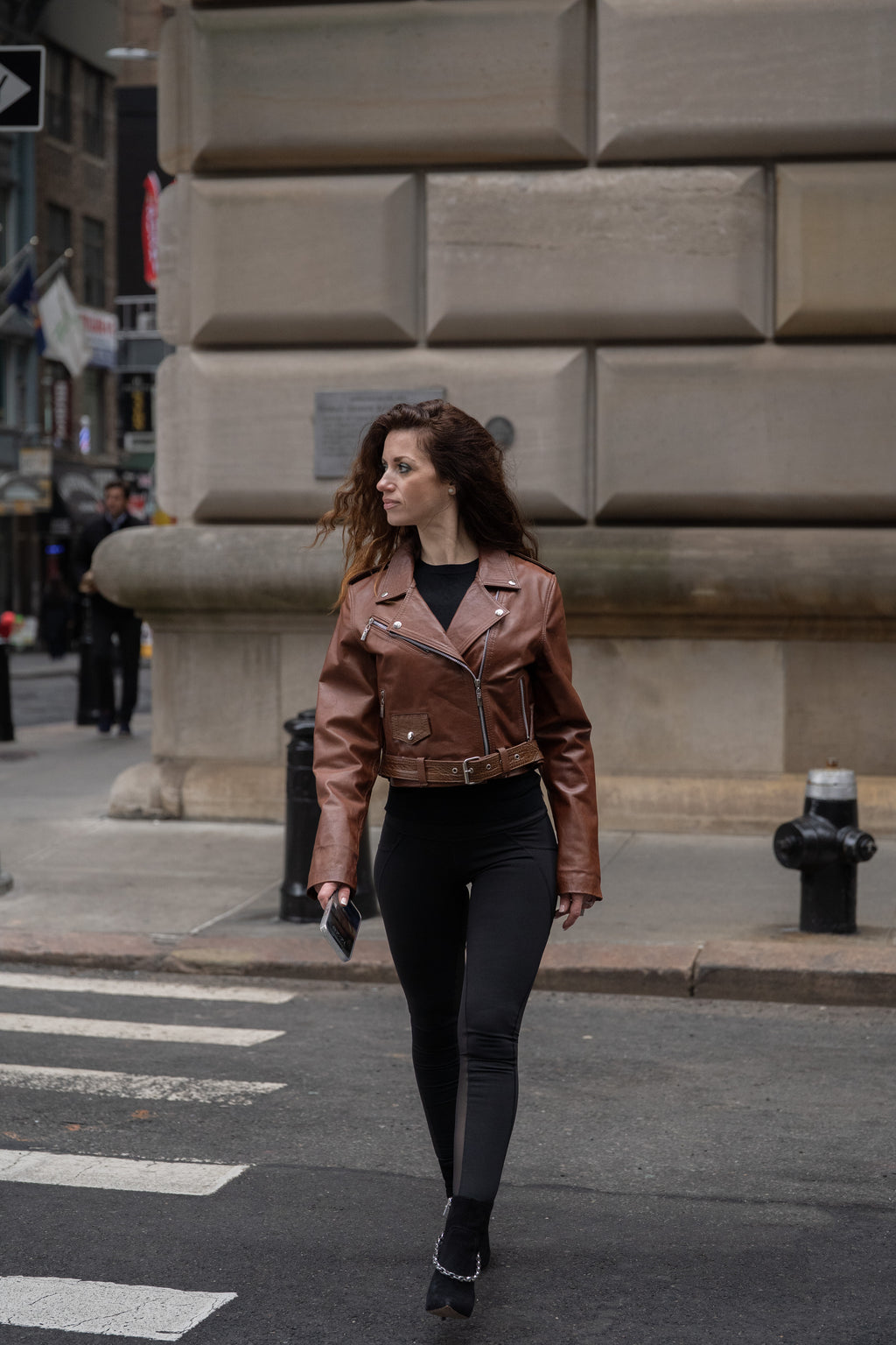 Caramel Leather Jacket