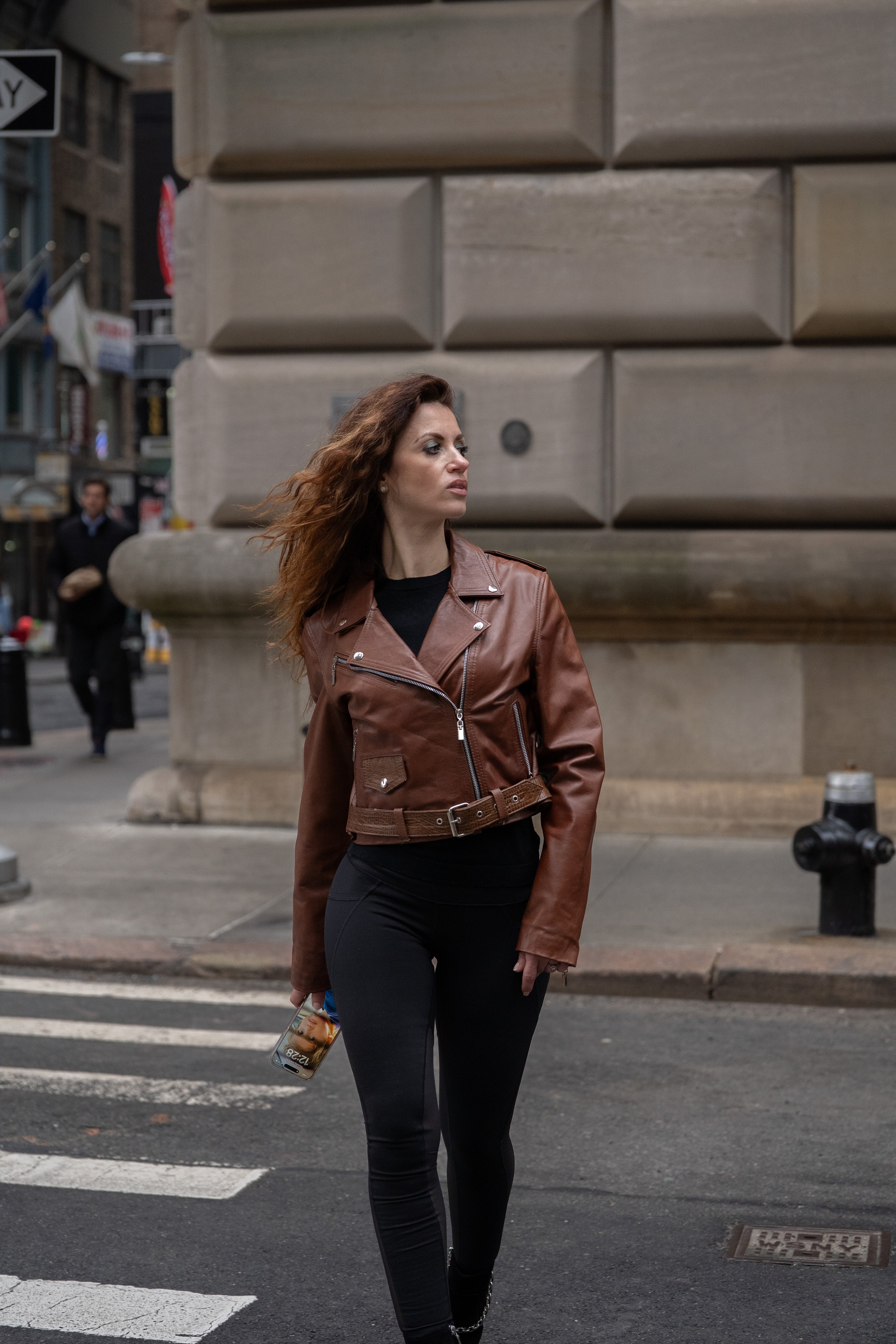 Caramel Leather Jacket