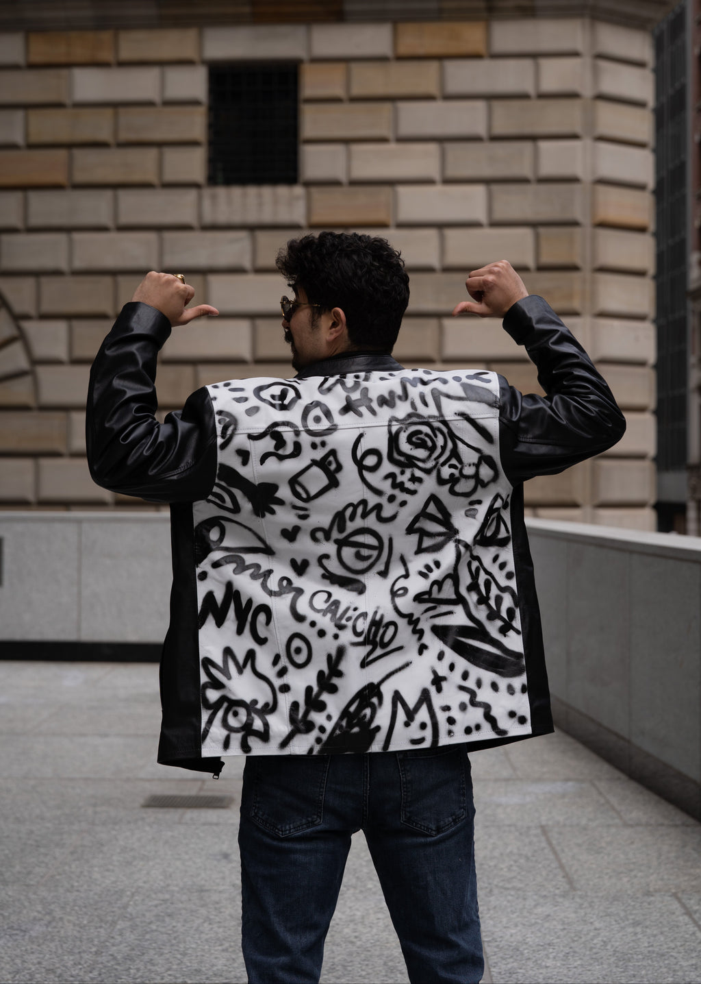 CA Art Collection Leather Jacket