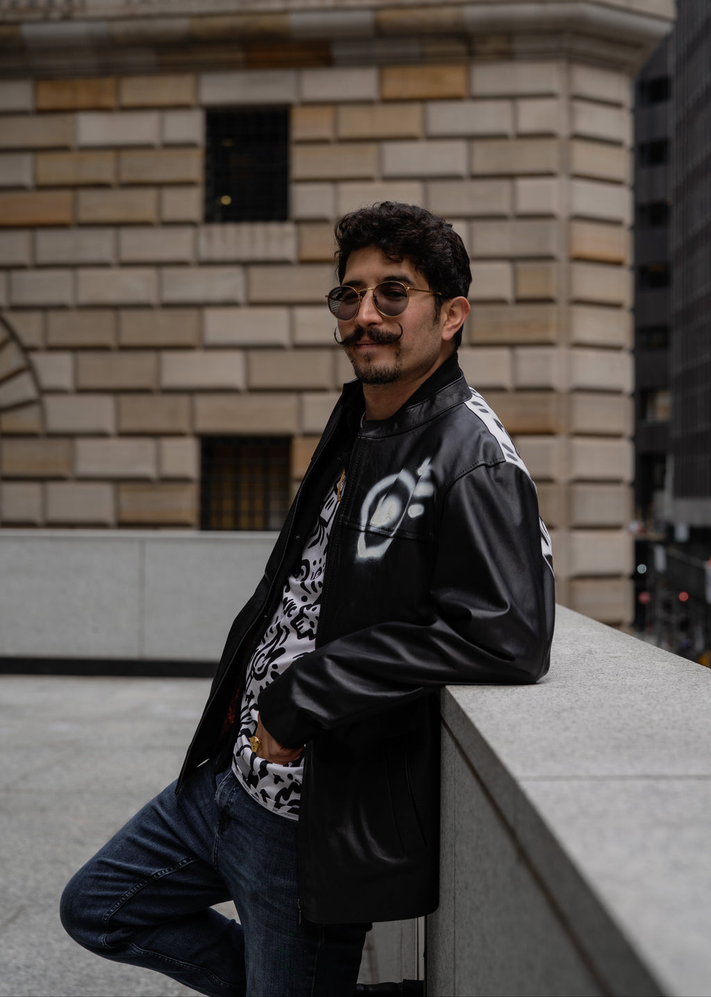 CA Art Collection Leather Jacket