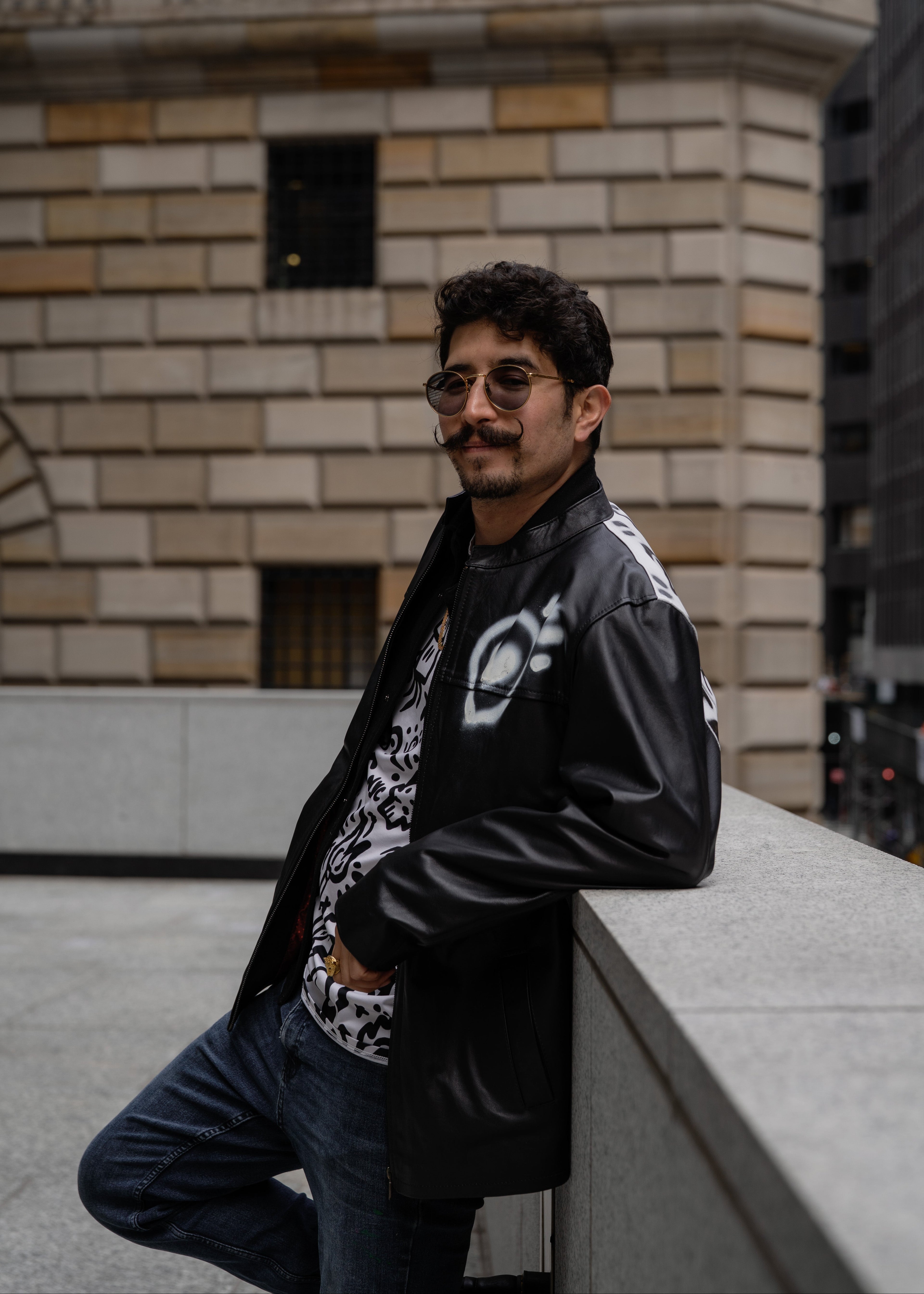 CA Art Collection Leather Jacket