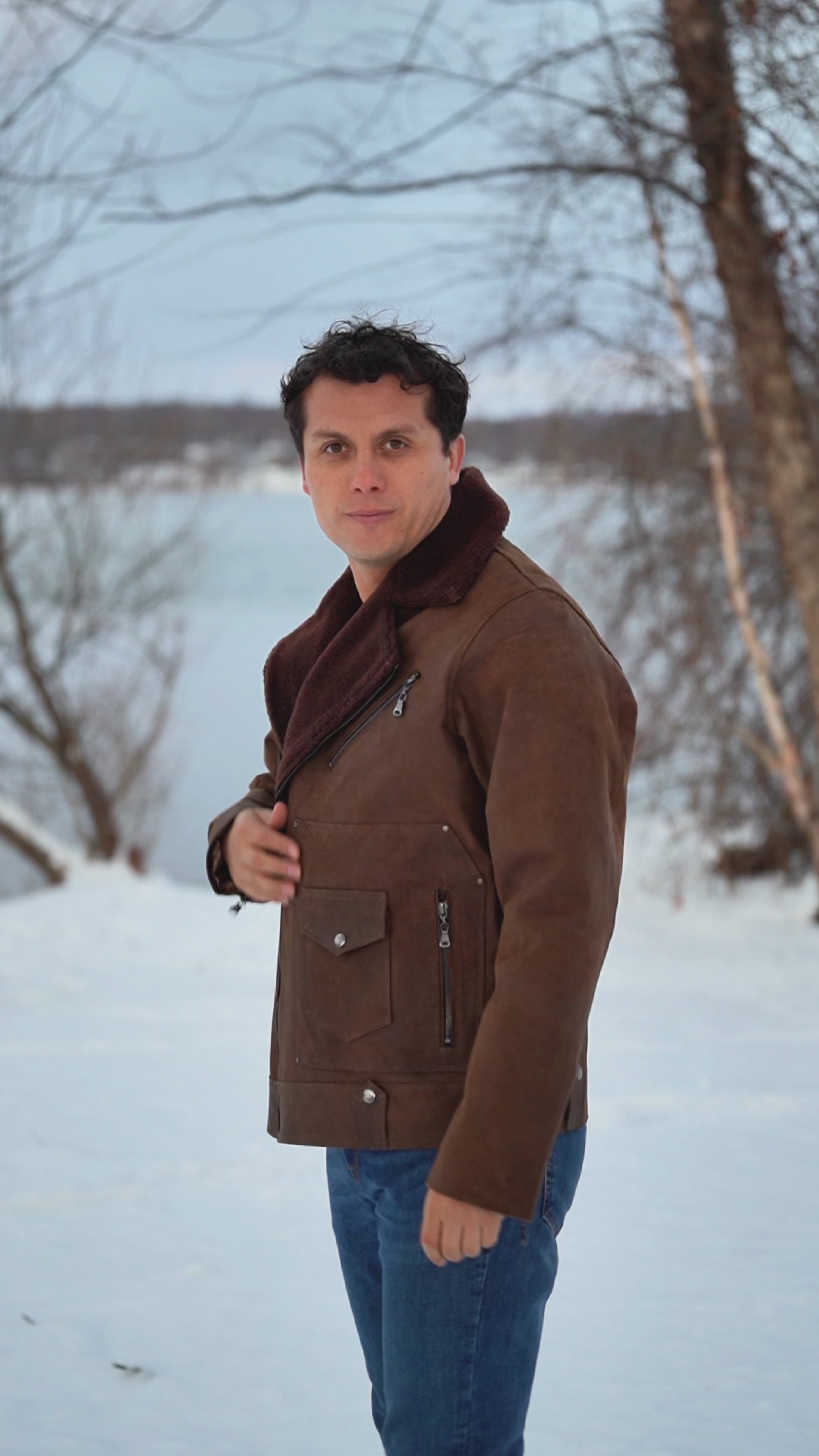 Highland Brown Shearling Jacket